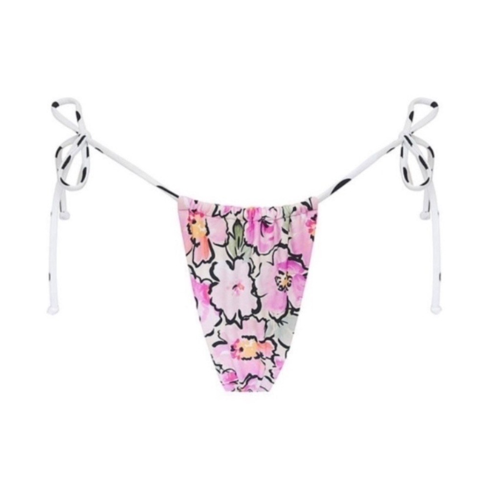 New! For love and lemons cydney floral cheeky thong bottoms 1613